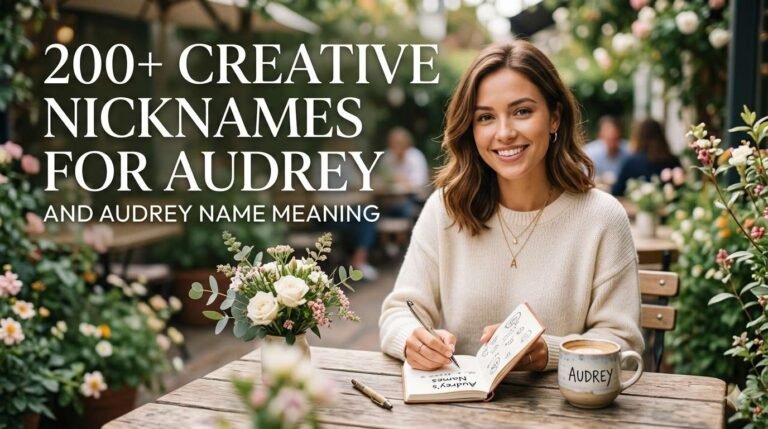 Nicknames for Audrey