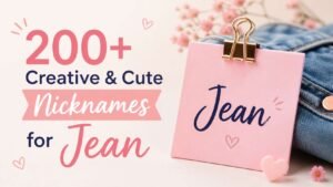 Nicknames for Jean