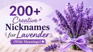 Nicknames for Lavender