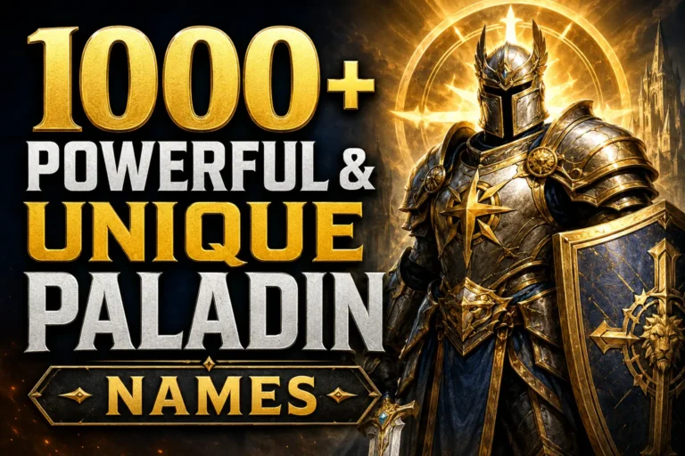 paladin names